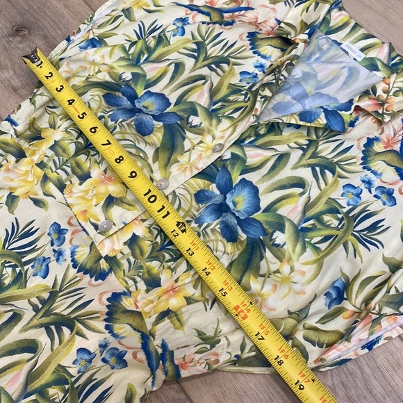 Floral Midi Dress in Yellow and Green - Picture 7 of 10